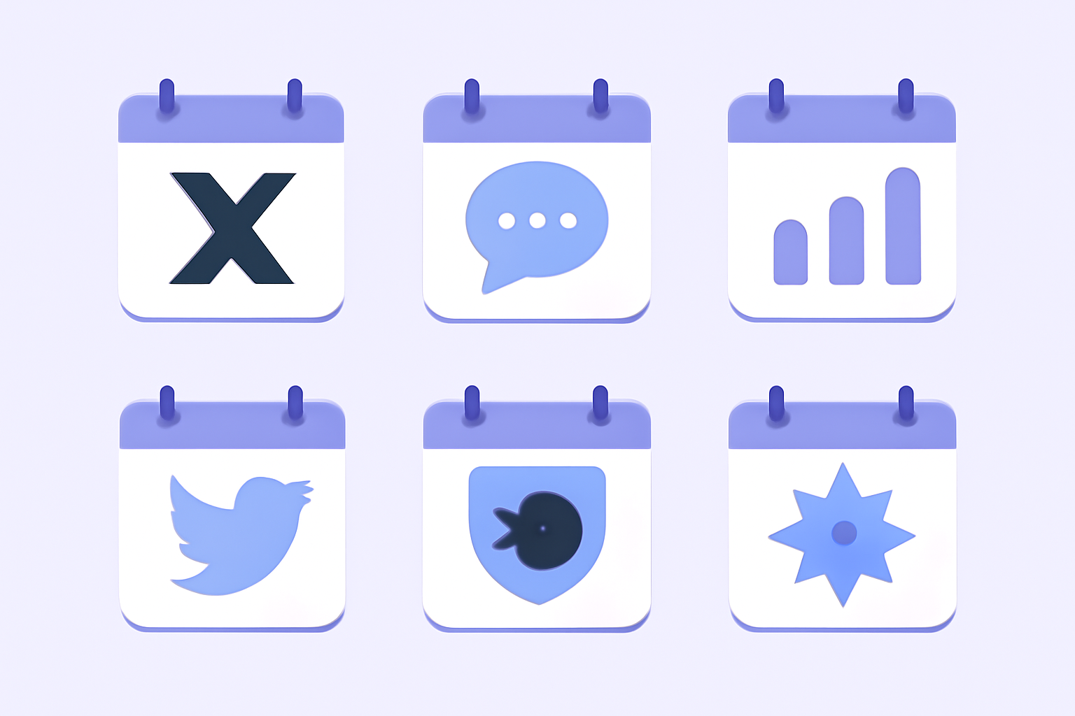 Six free Twitter scheduler tools comparison grid
