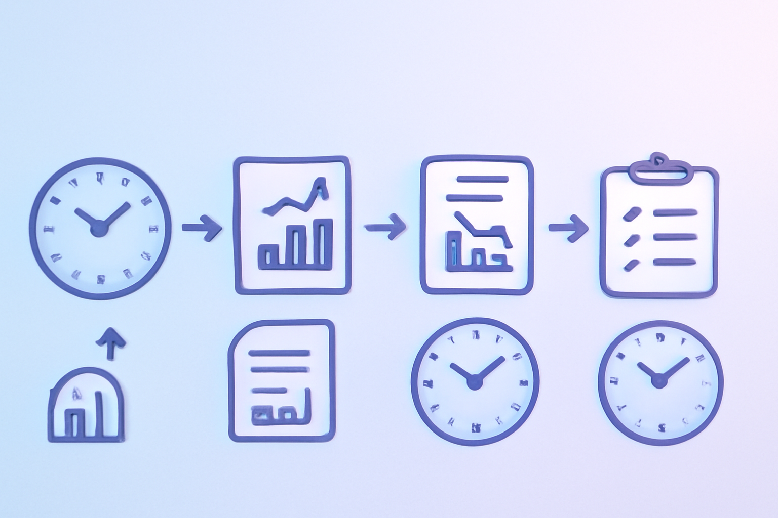 Weekly Twitter stats review workflow four steps