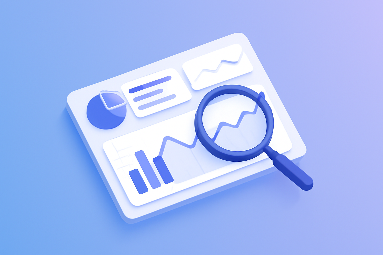 Twitter stats tracker interface with chart widgets