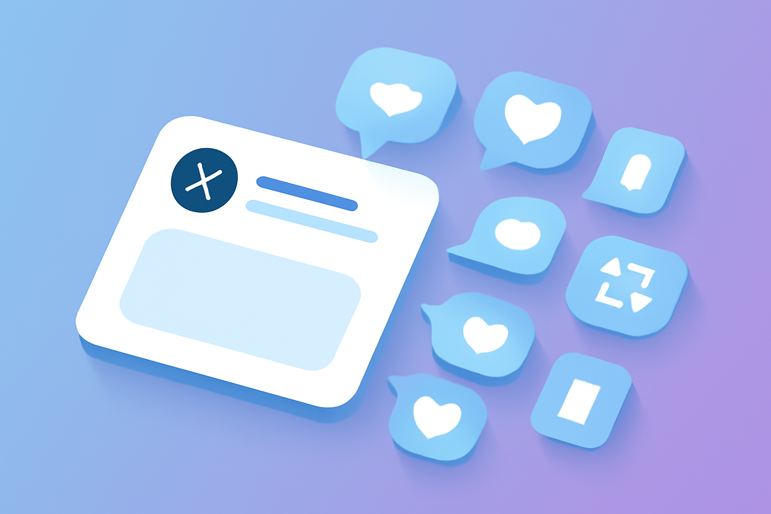 Twitter post amplified by multiple engagement icons