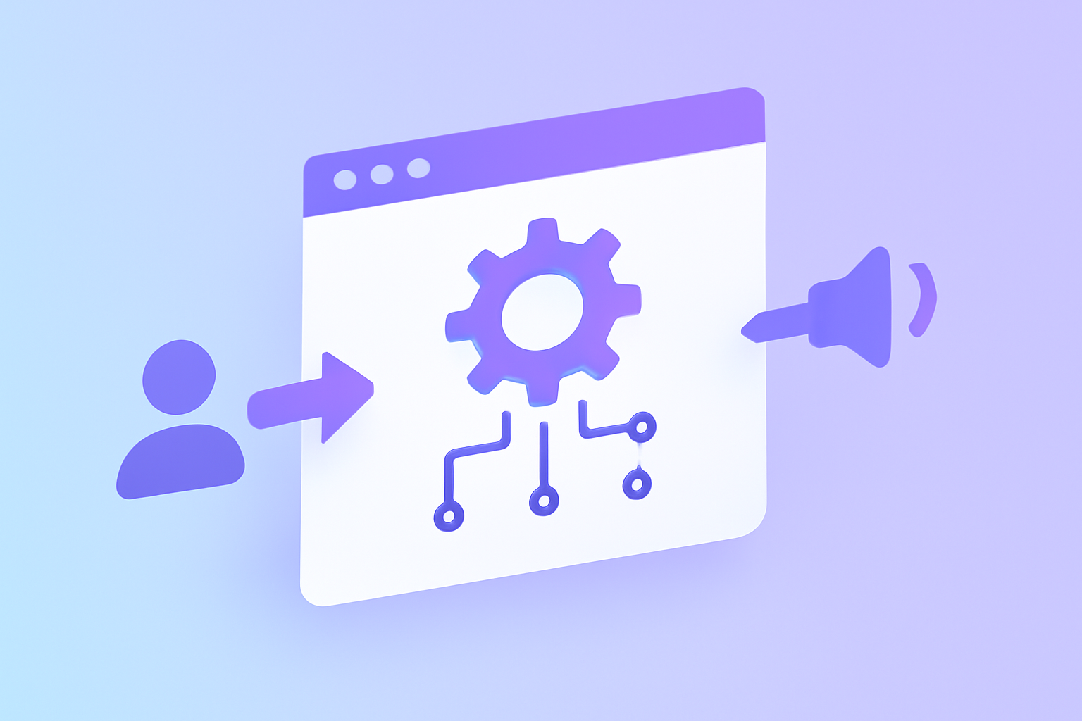 Algorithm tuning with input and output flow arrows