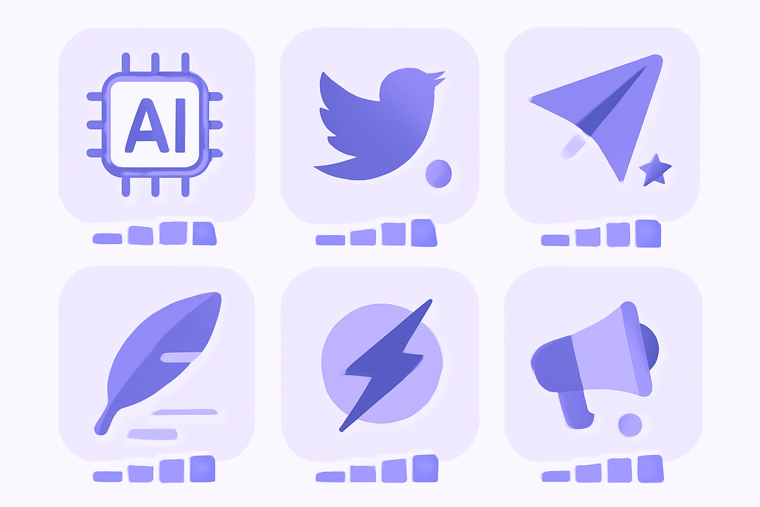 Six X tweet generator tools comparison grid