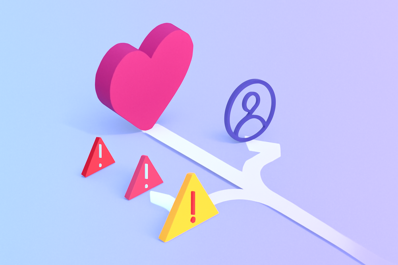 Free trial likes warning vs legitimate engagement path