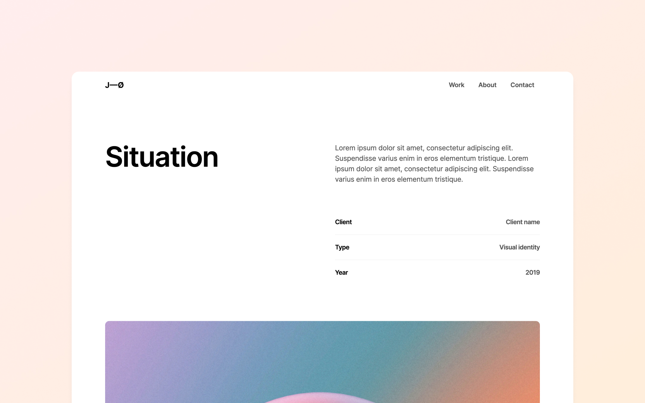 Landon Webflow template image