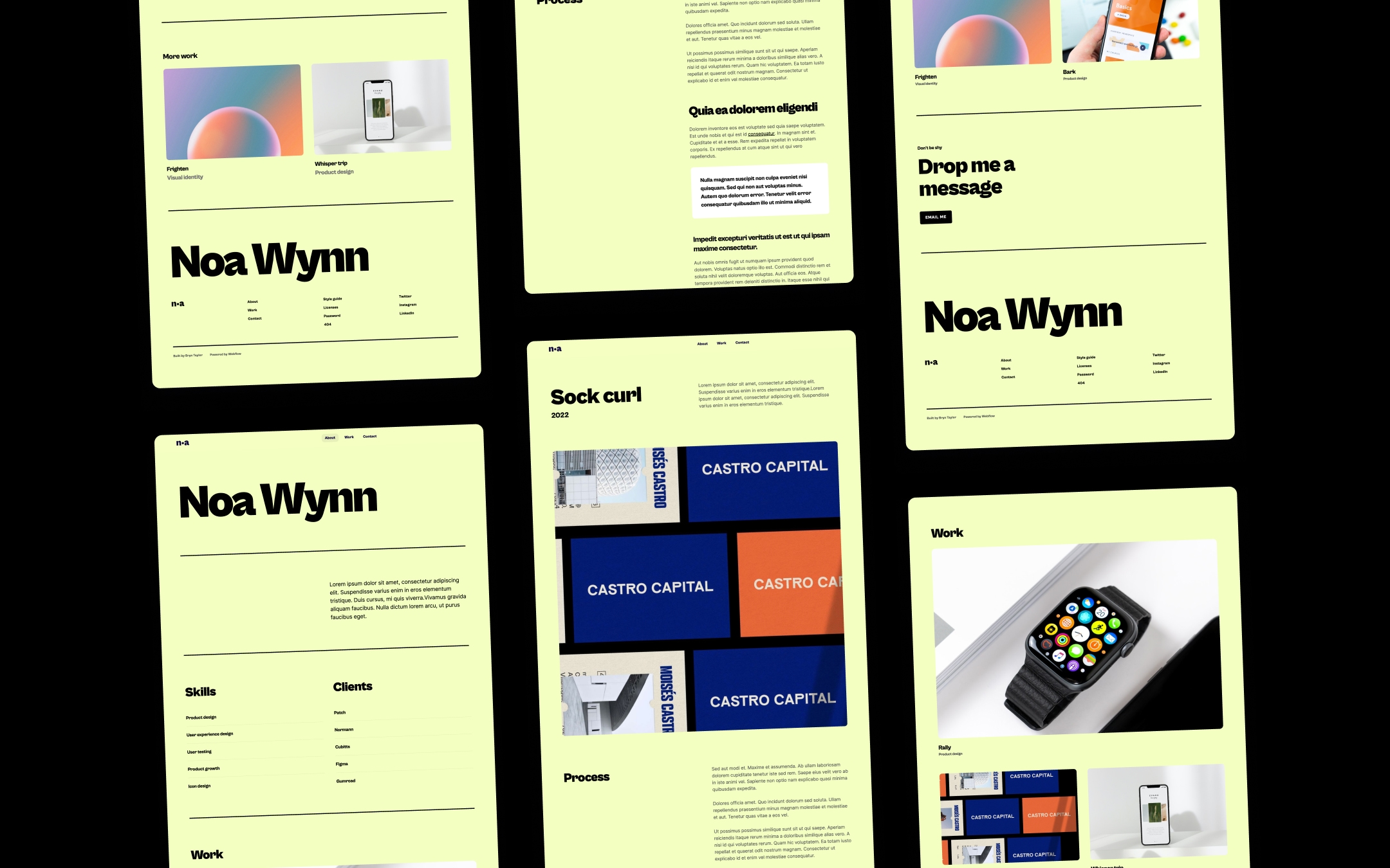 Landon Webflow template image