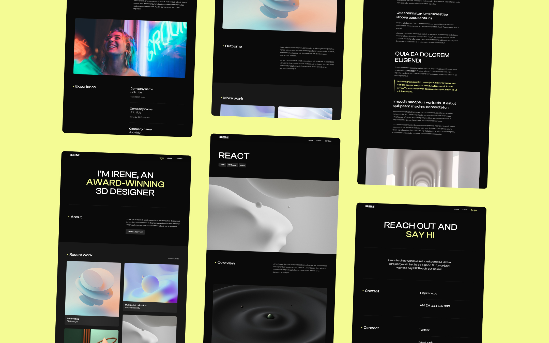 Landon Webflow template image