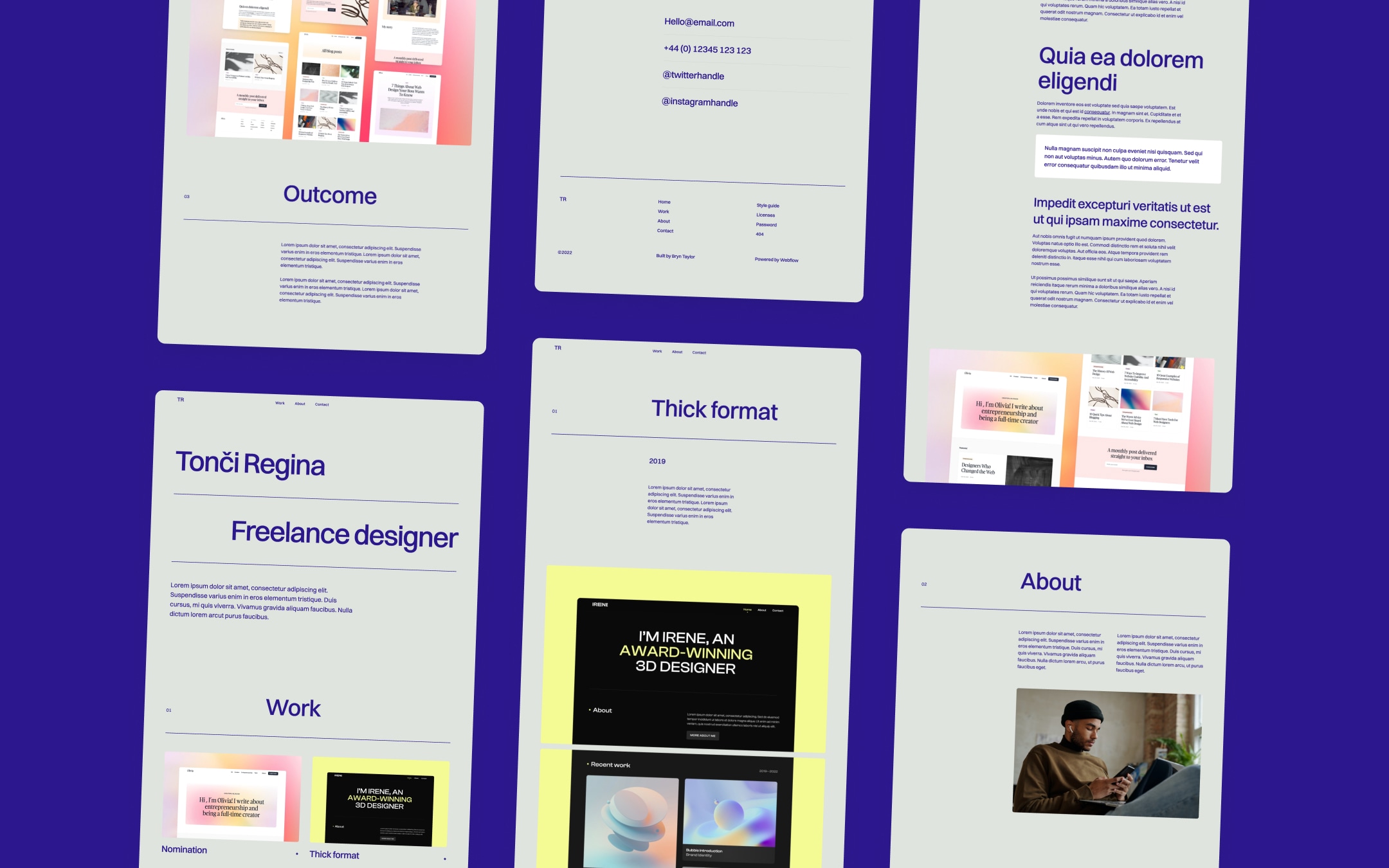 Landon Webflow template image