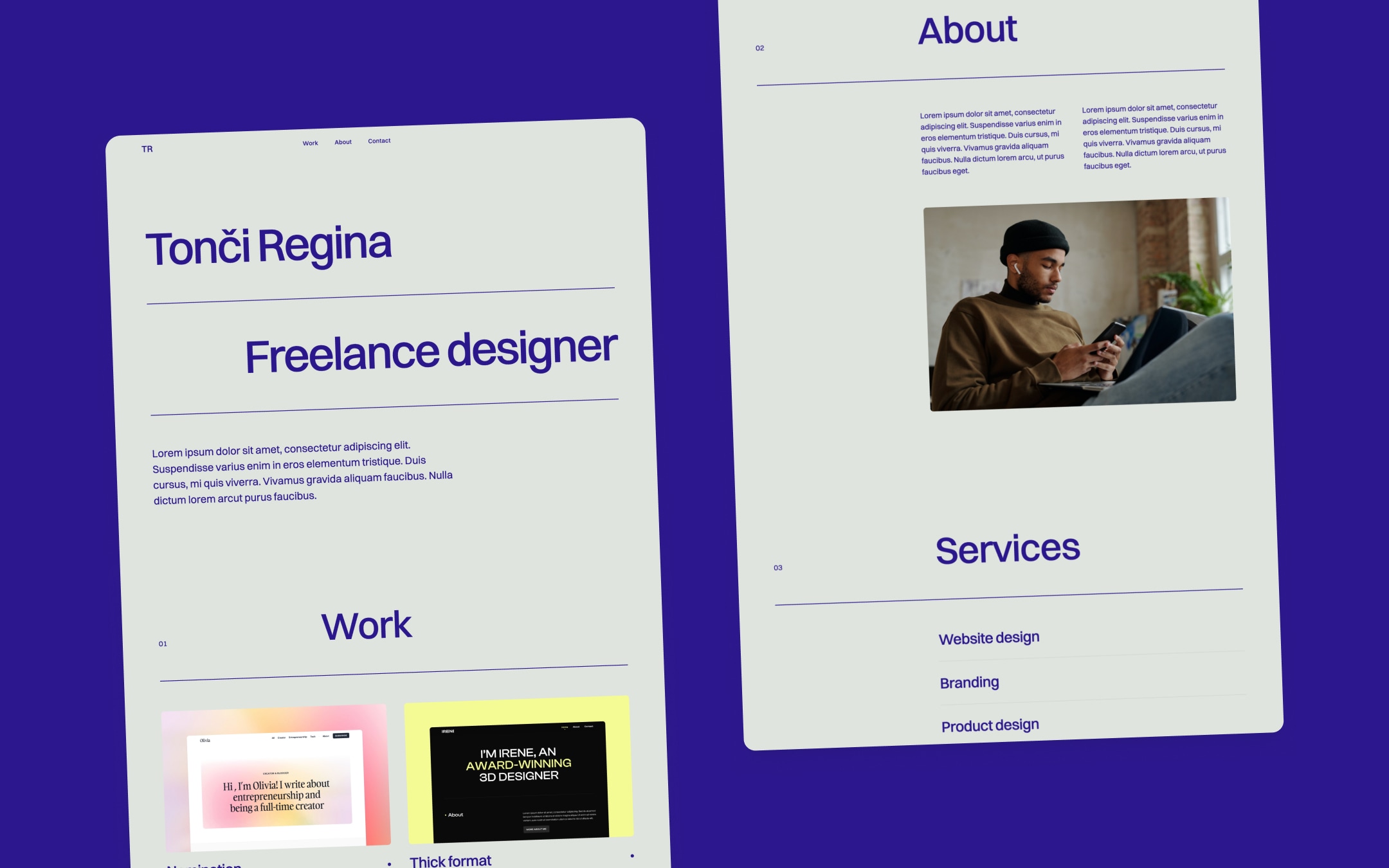 Landon Webflow template image