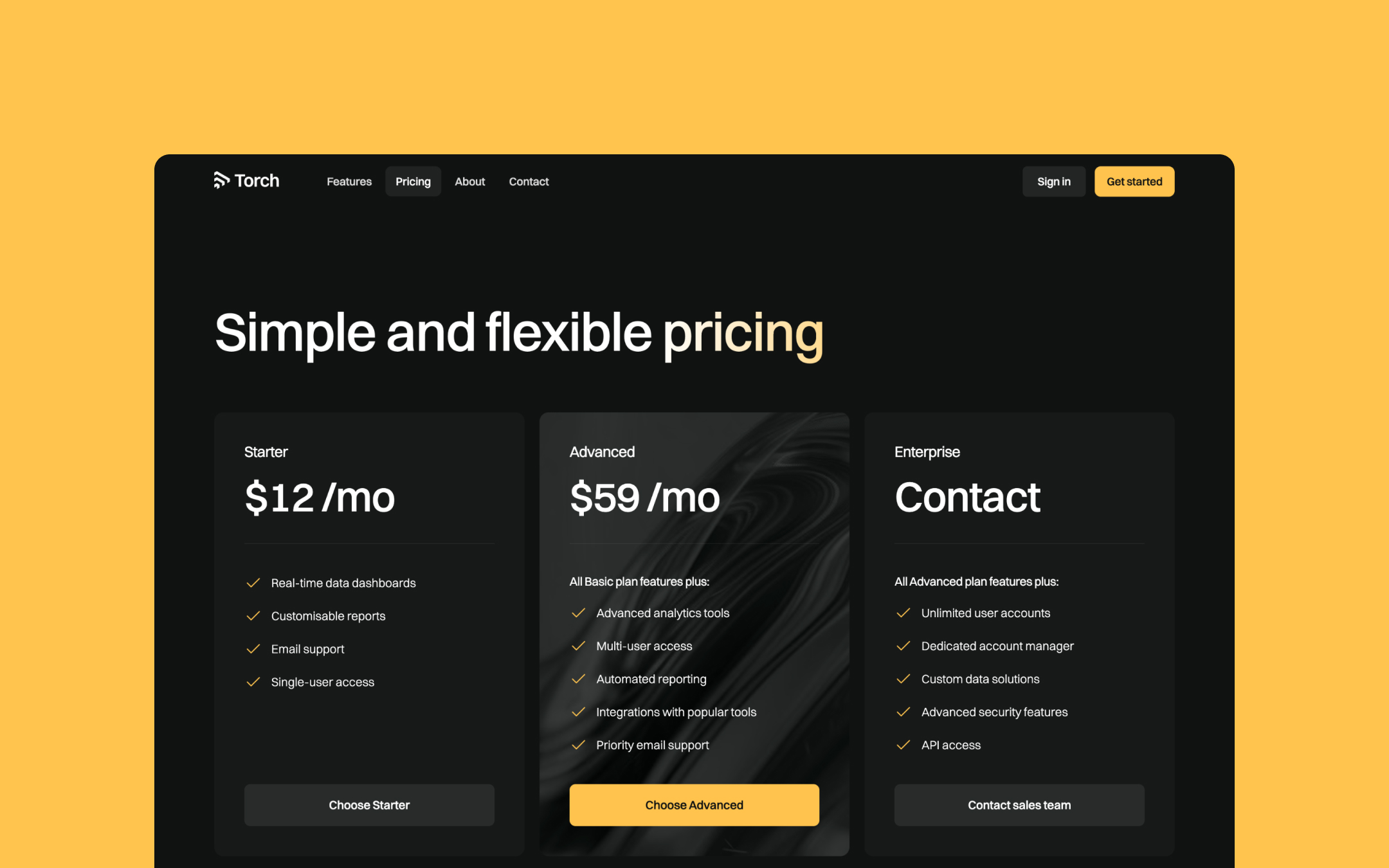 Landon Webflow template image