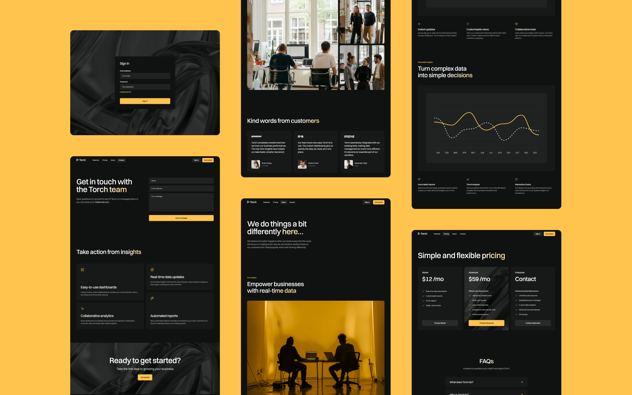 Landon Webflow template image