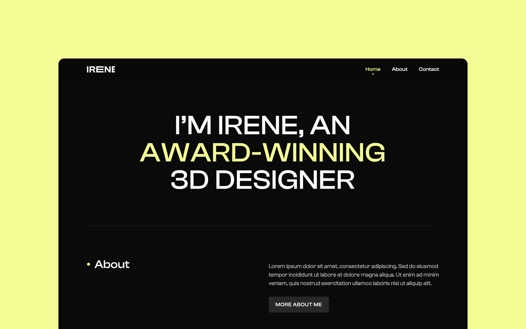 Landon Webflow template image