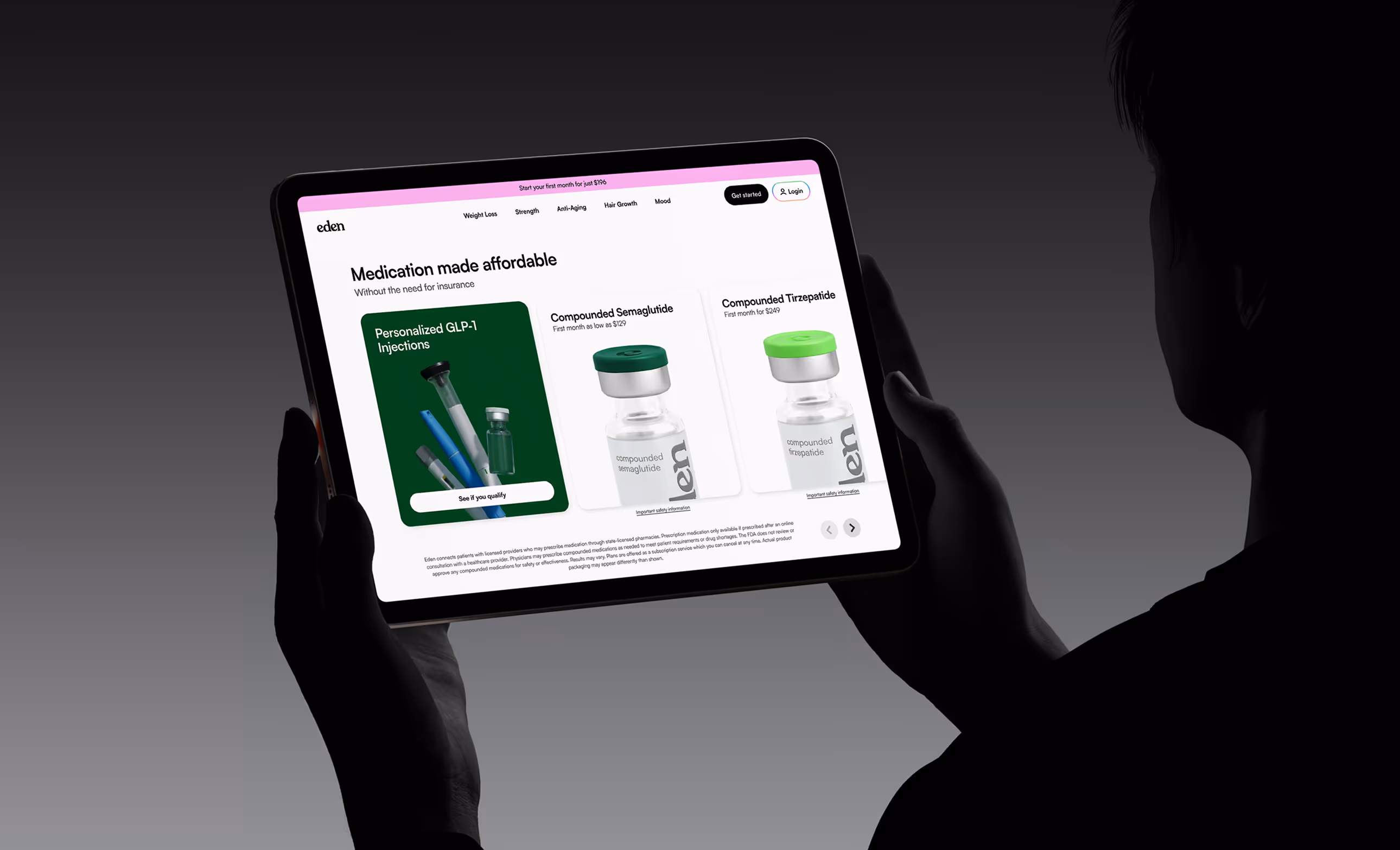 Healthcare Website Design Case Study for TryEden Telehealth Brand
