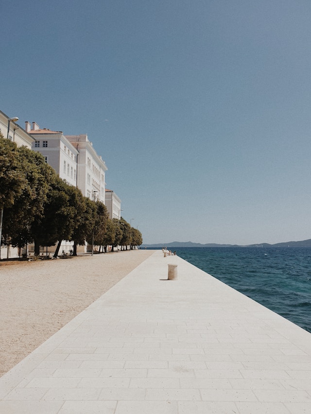 zadar riva in midday