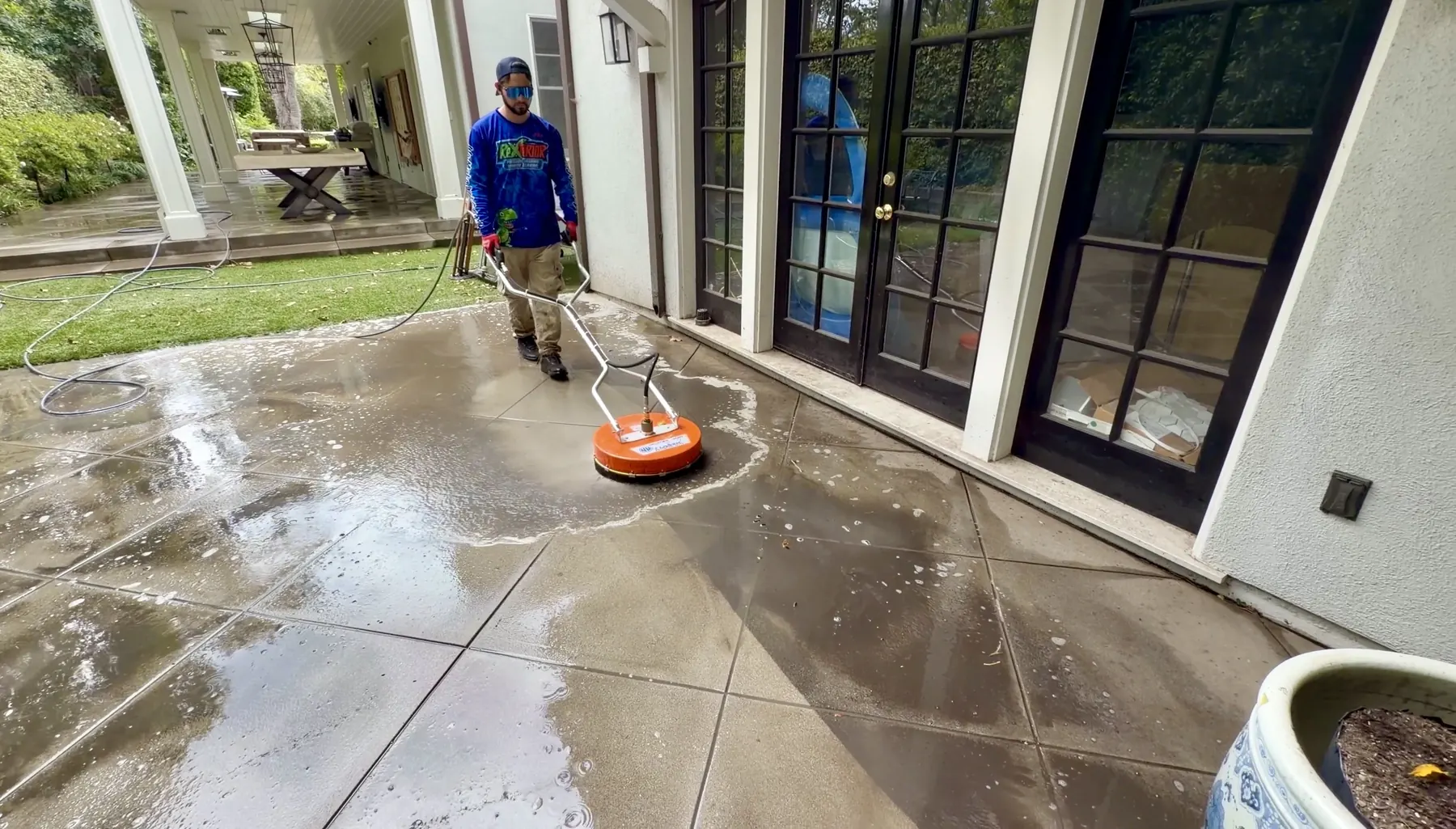 Paver and stone pressure cleaning in Pasadena, CA