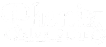 Phenix Salon Suites wordmark logo in stylized text.