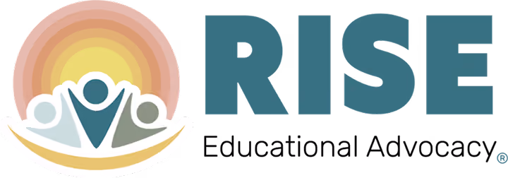 Logo for RISE Educational Advocacy, providing special education advocacy services for families