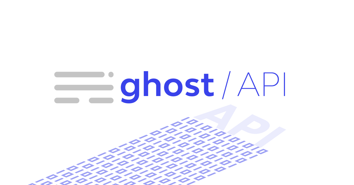 What is Ghost API and what is it used for ❓