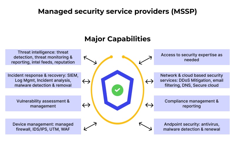Managed Security Service Provider capabilities