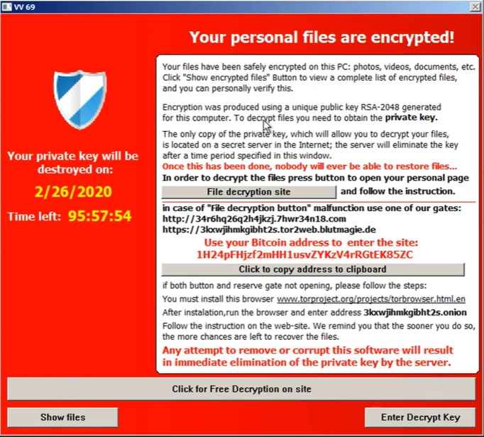 TeslaCrypt example