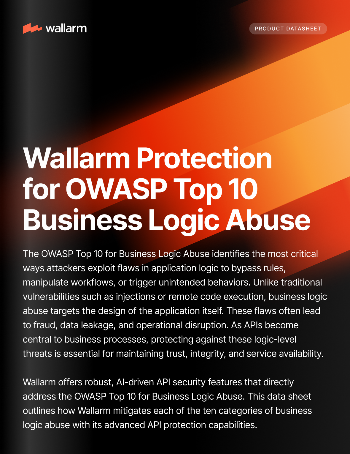 Wallarm Protects Against the OWASP Business Logic Abuse Top 10