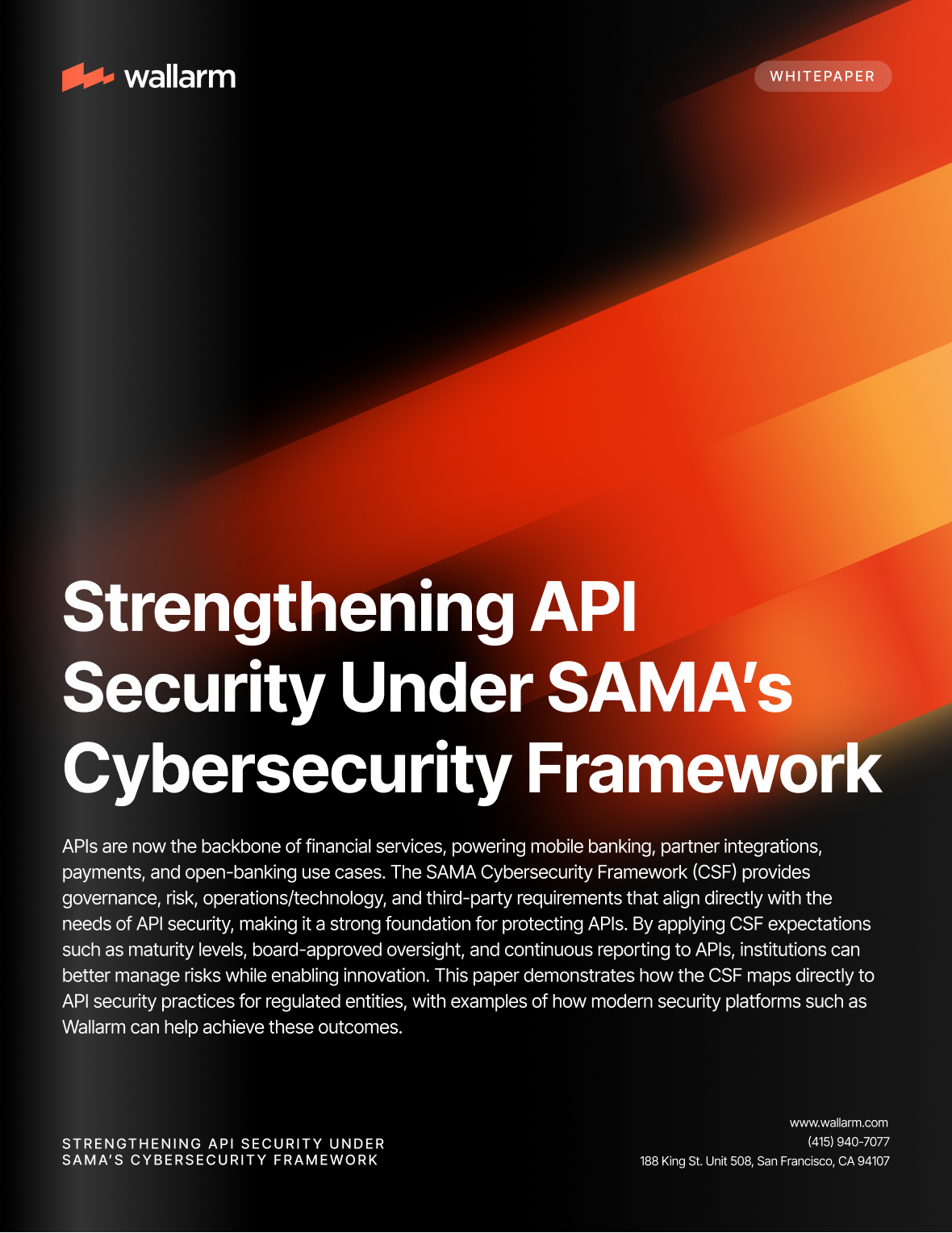 Strengthening API Security Under SAMA’s Cybersecurity Framework