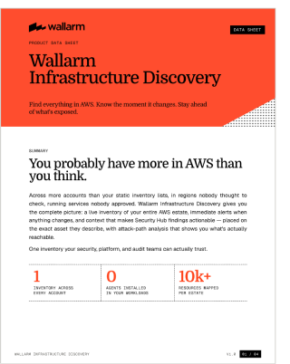 Wallarm Infrastructure Discovery
