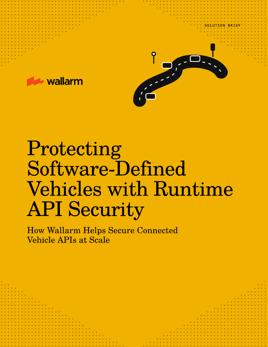 Protecting Software-Defined Vehicles with Runtime API Security