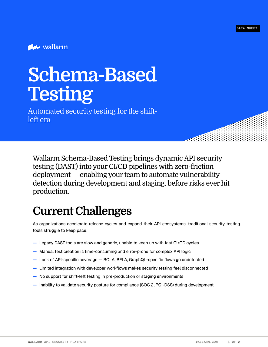 Schema Based Testing