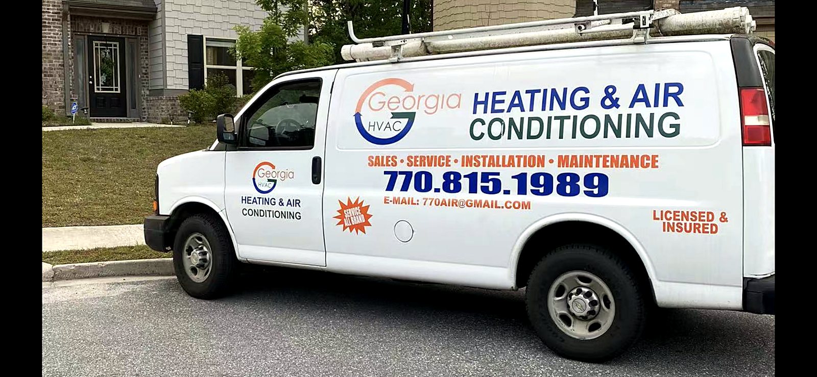 Georgia Heating & Air Conditioning service van