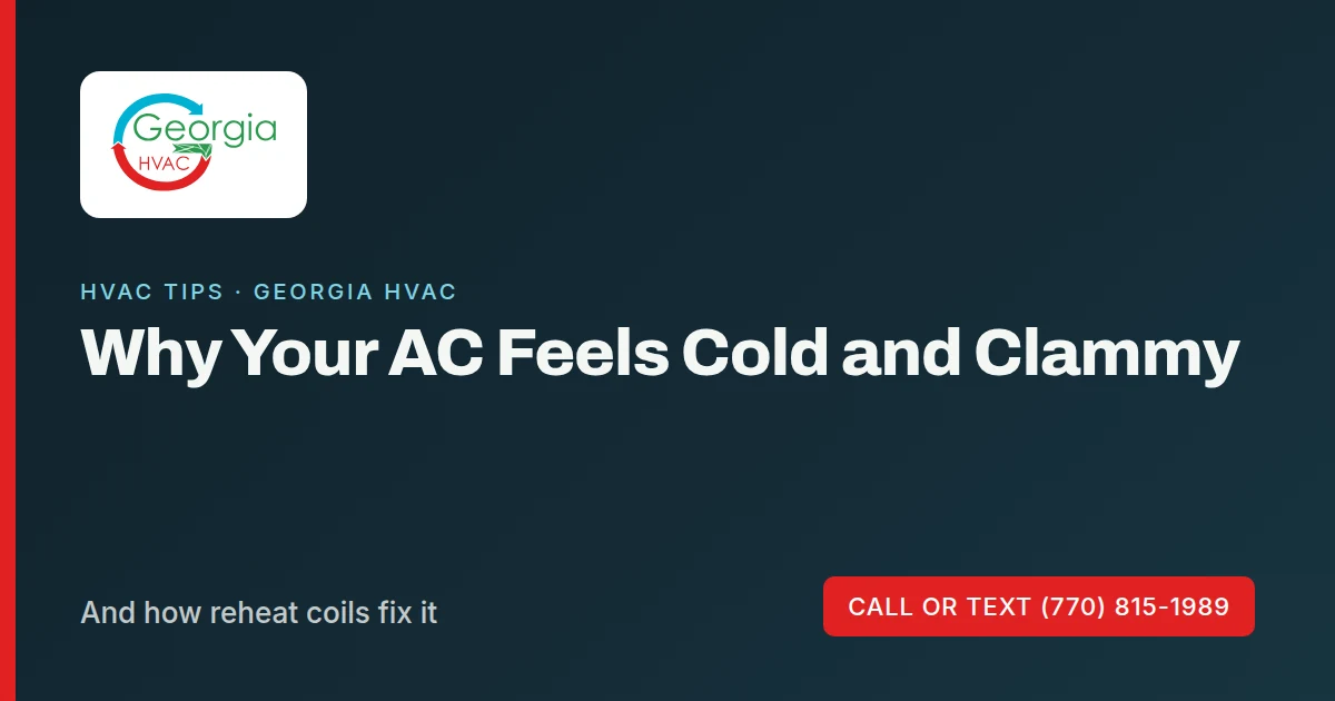 Why your AC feels cold and clammy