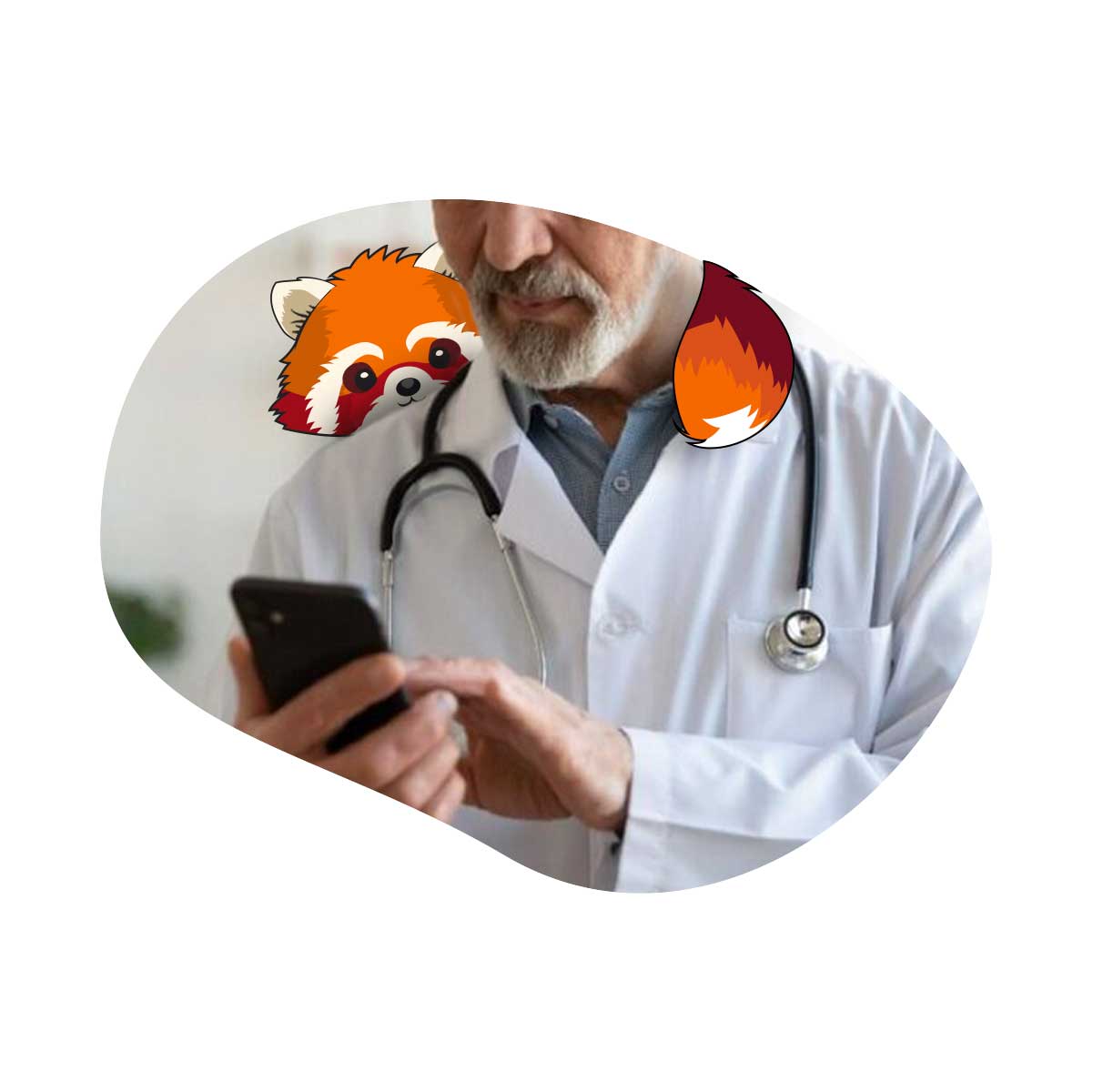 Healthcare AI technology visualization