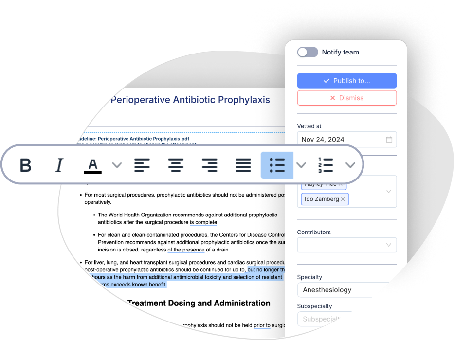 C8 Health platform customization options