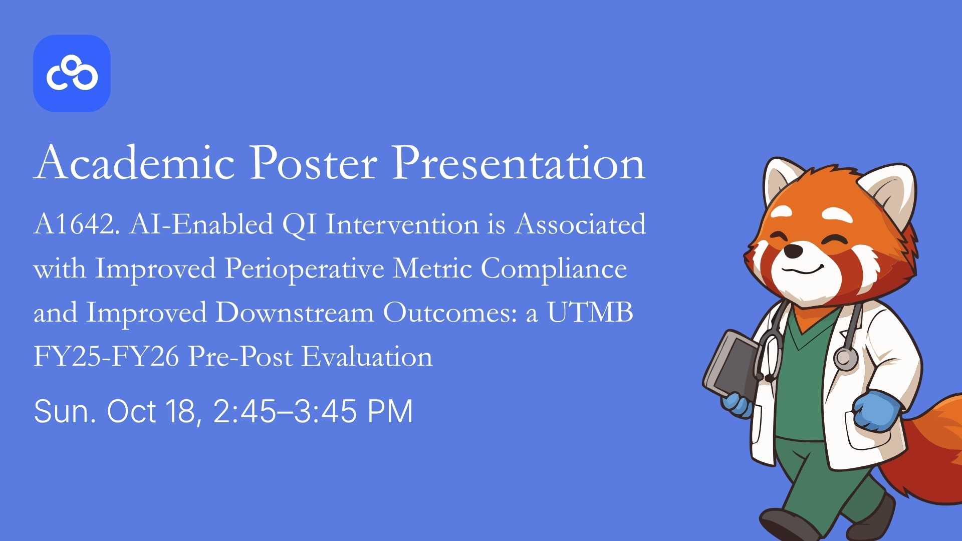 C8 Health poster presentation A1642