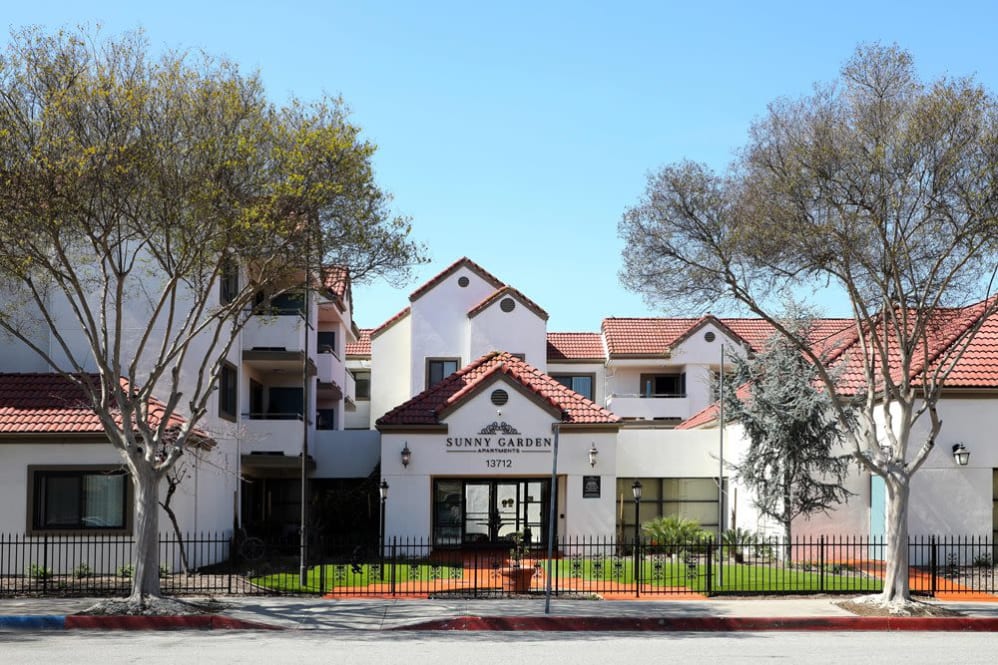 Exterior of apartments