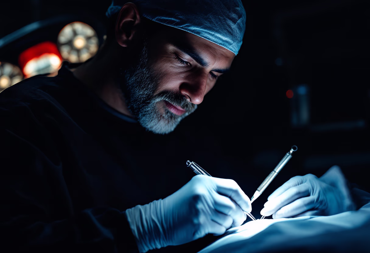 image of dental professional working