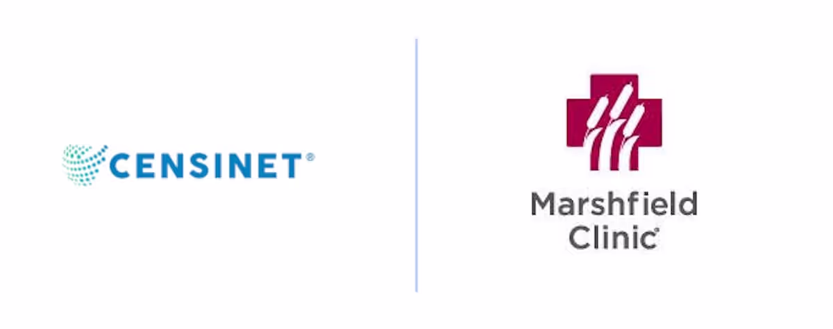 Censinet and Marshfield Clinic collaboration promotional artwork