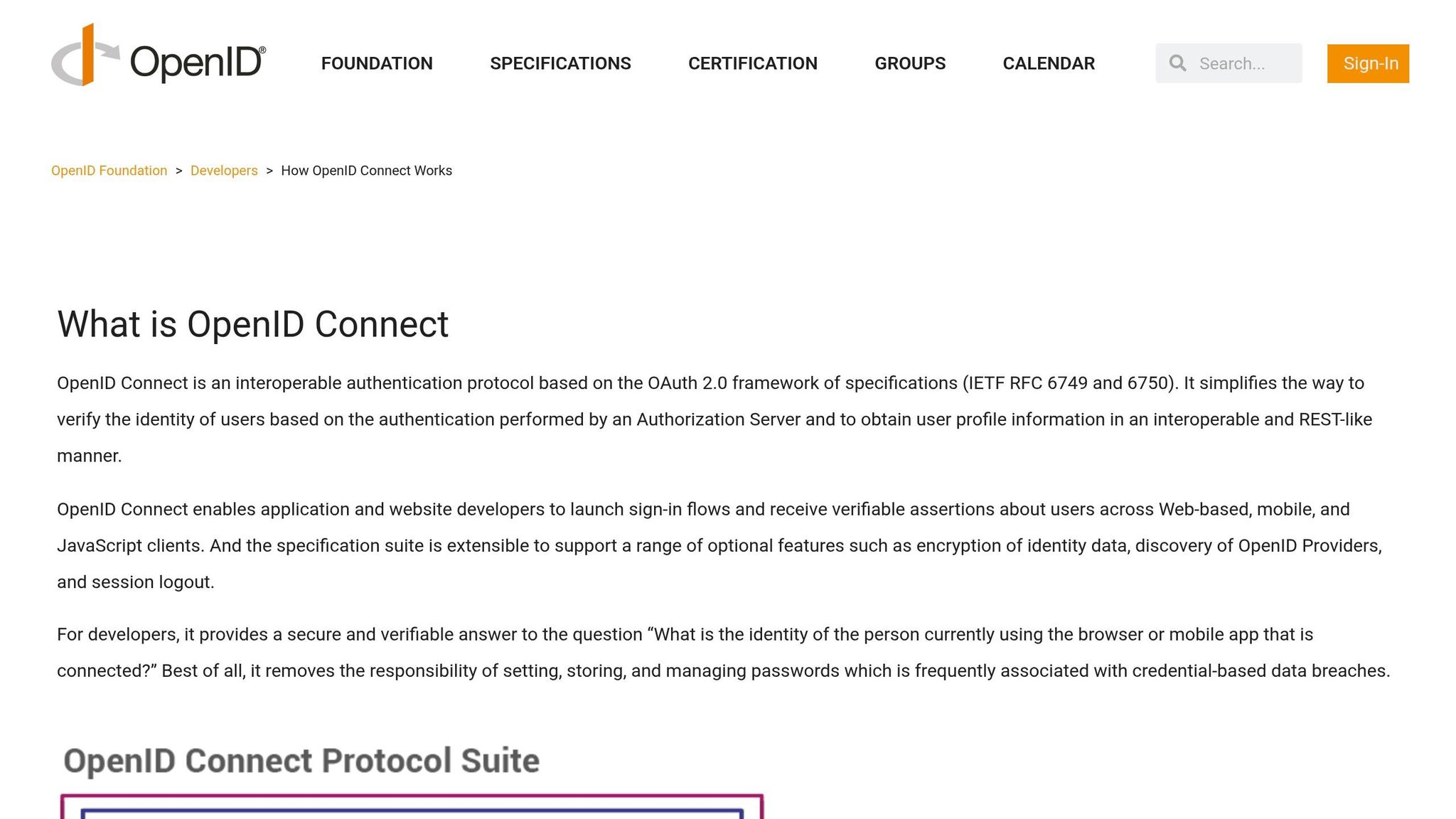 OpenID Connect