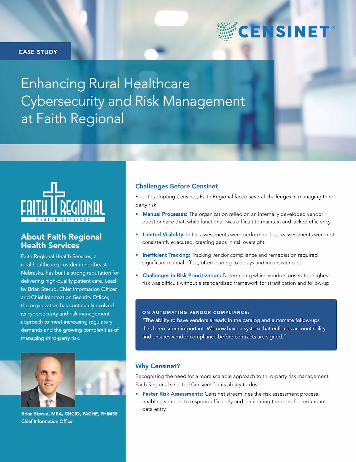 Enhancing Rural Healthcare Cybersecurity and Risk Management at Faith Regional Cover