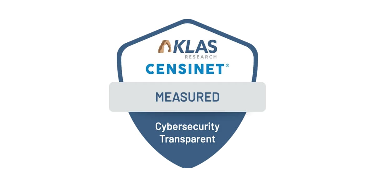 KLAS and Censinet collaboration graphic