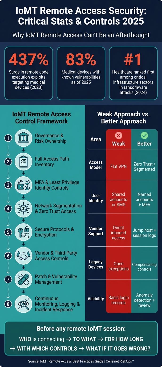 IoMT Remote Access Security: Key Stats & Best Practices 2025