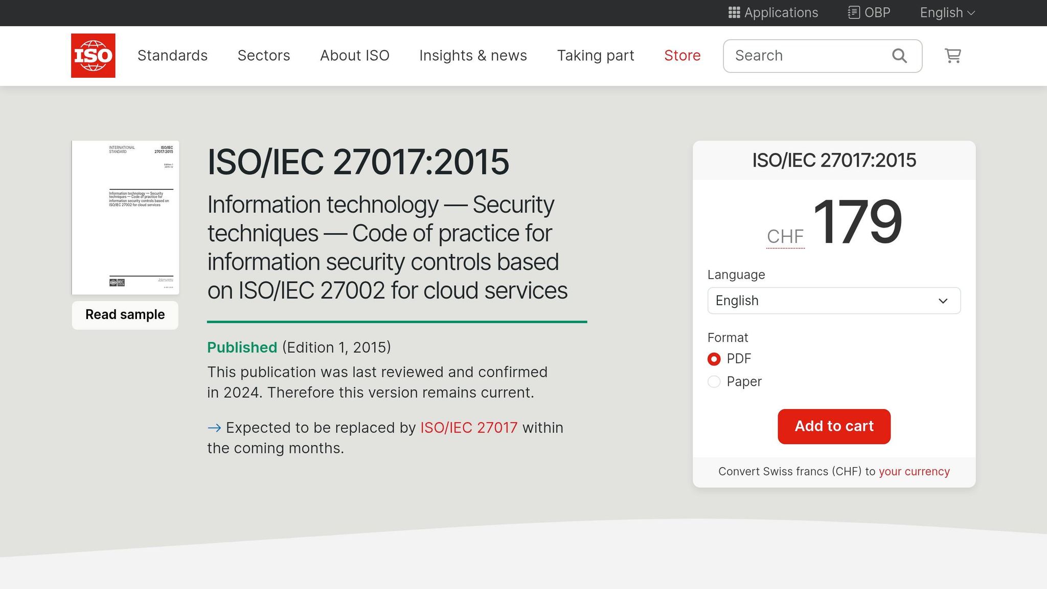 ISO/IEC 27017