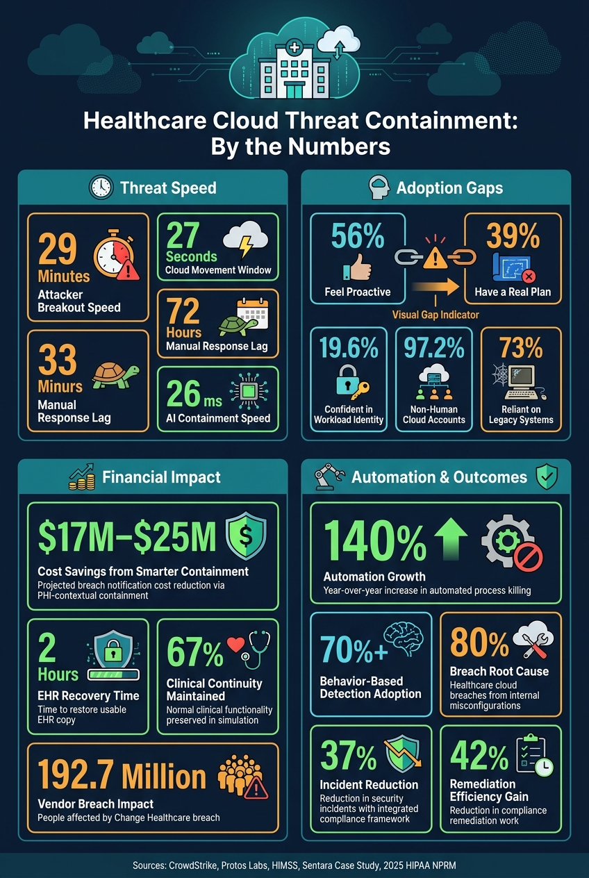 Healthcare Cloud Threat Containment: Key Stats & Gaps at a Glance