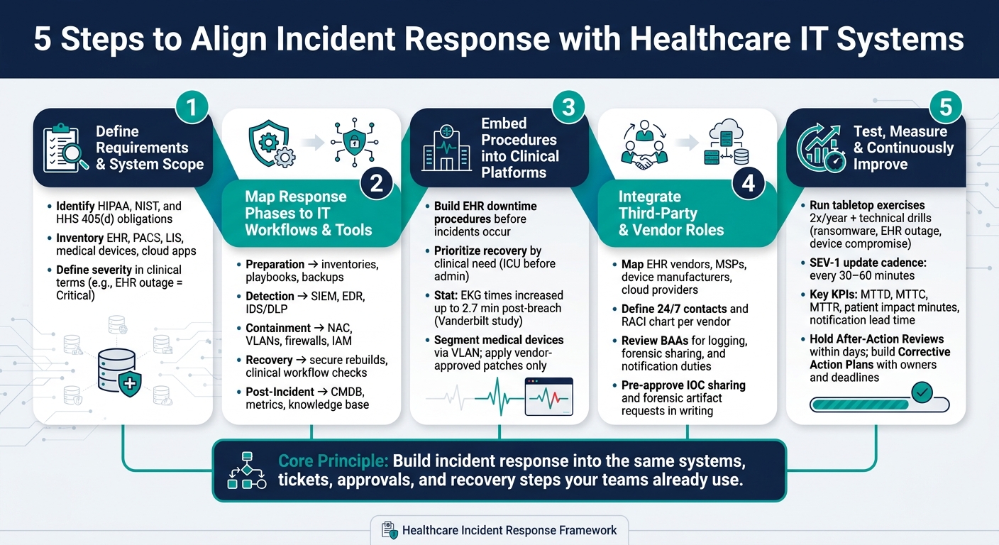 5 Steps to Align Incident Response with Healthcare IT Systems