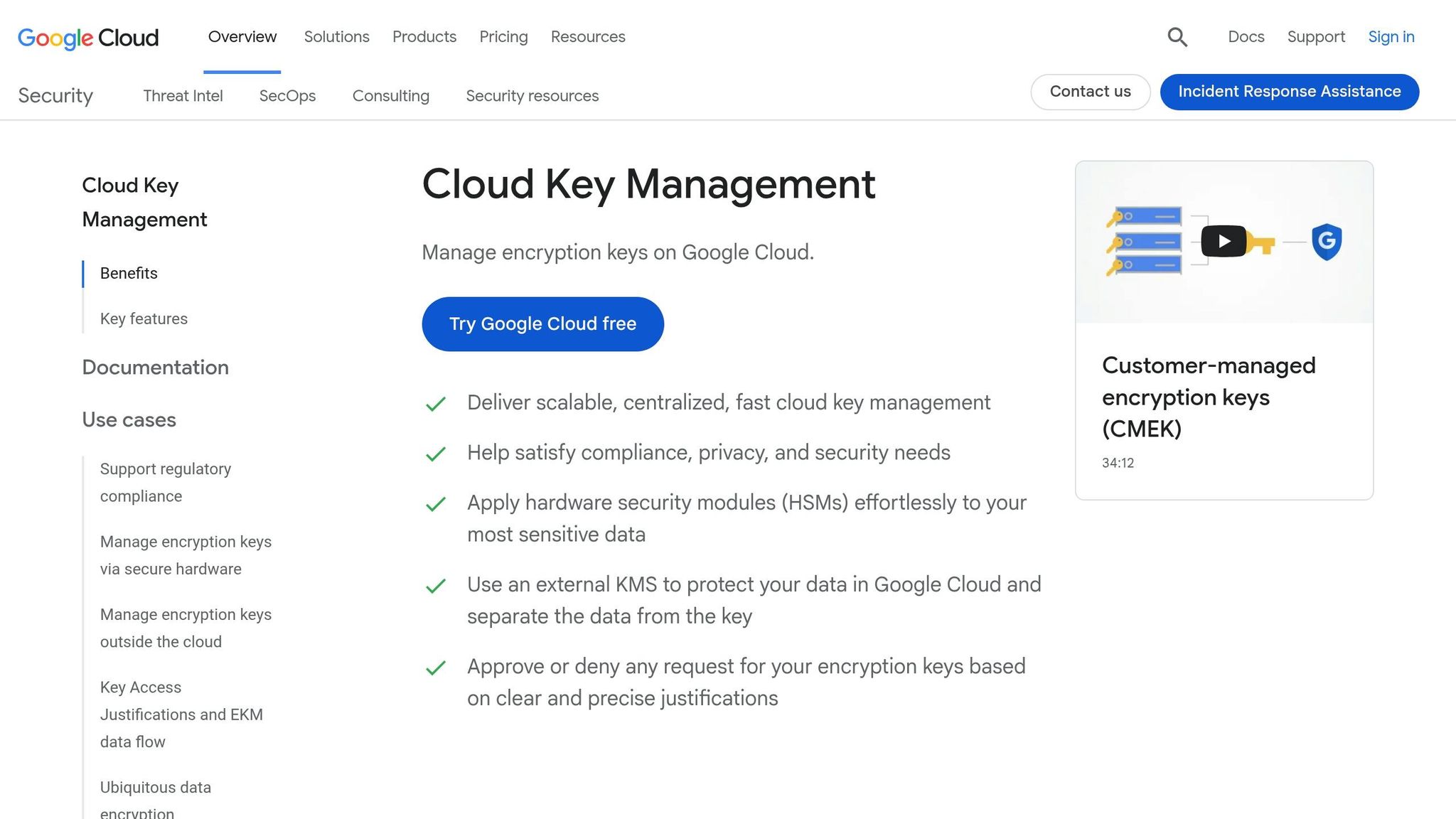 Google Cloud Key Management Service