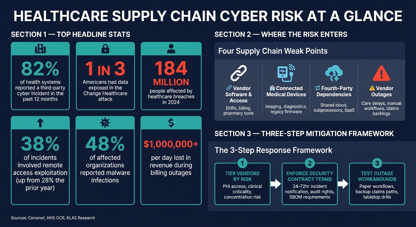 Healthcare Supply Chain Cyber Risk: Key Stats & Threat Breakdown