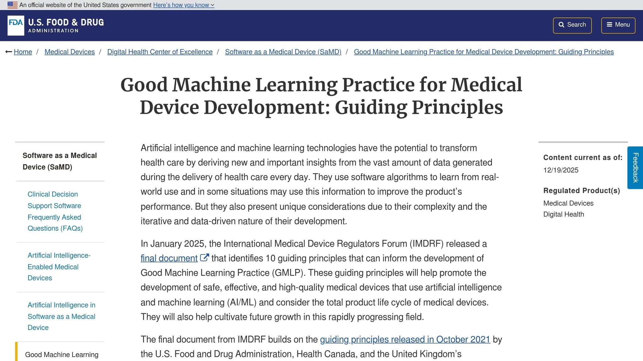 Good Machine Learning Practice