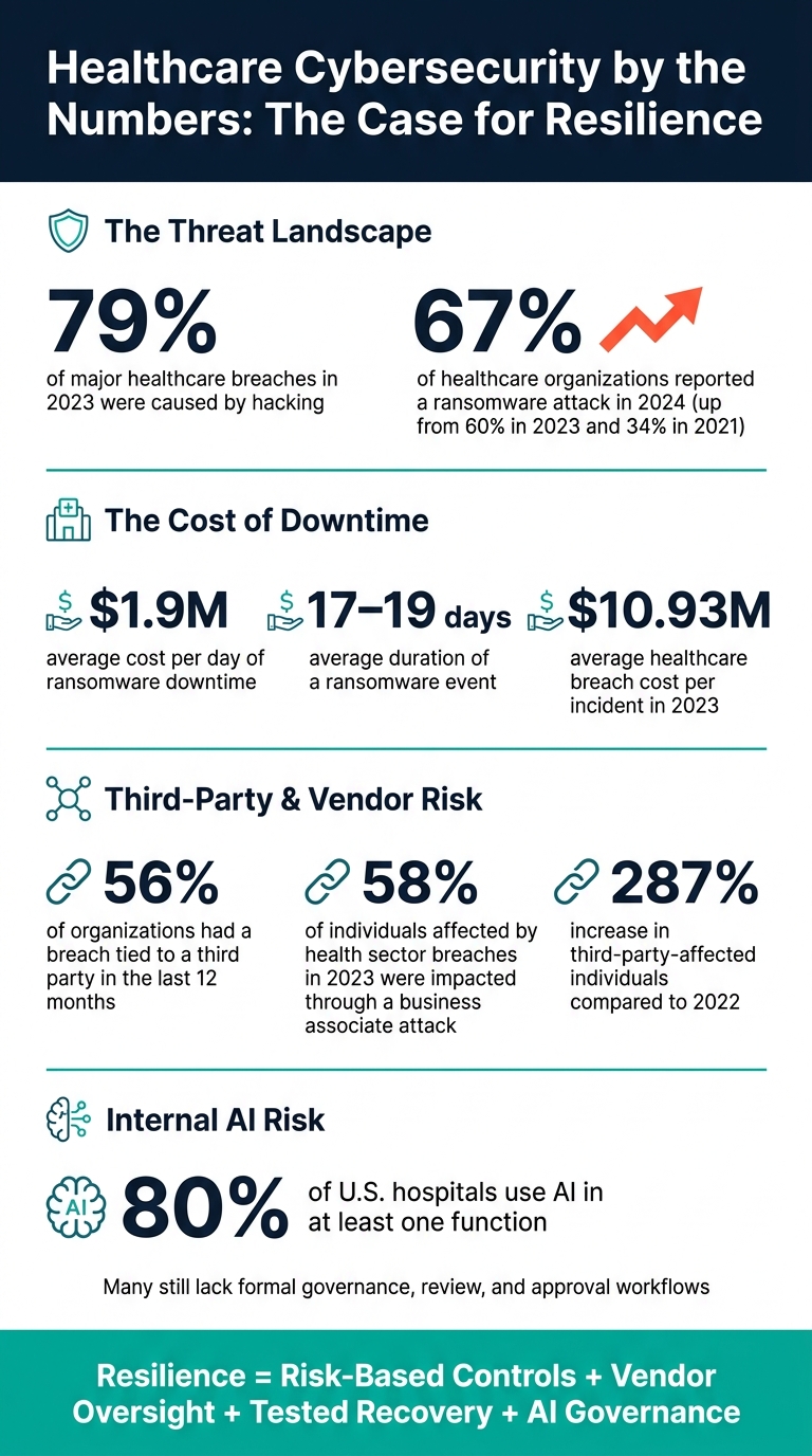 Healthcare Cybersecurity by the Numbers: The Case for Resilience