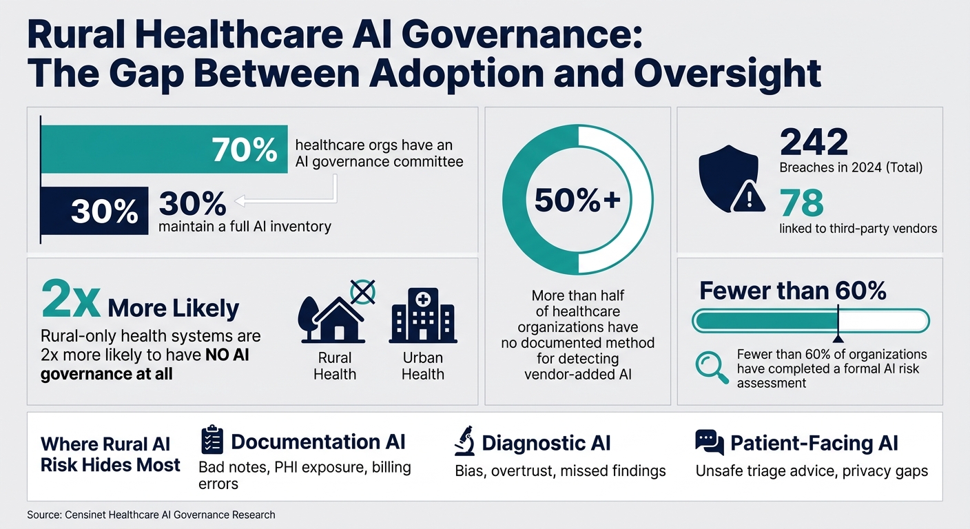 Rural Healthcare AI Governance: Key Stats & Risk Gaps