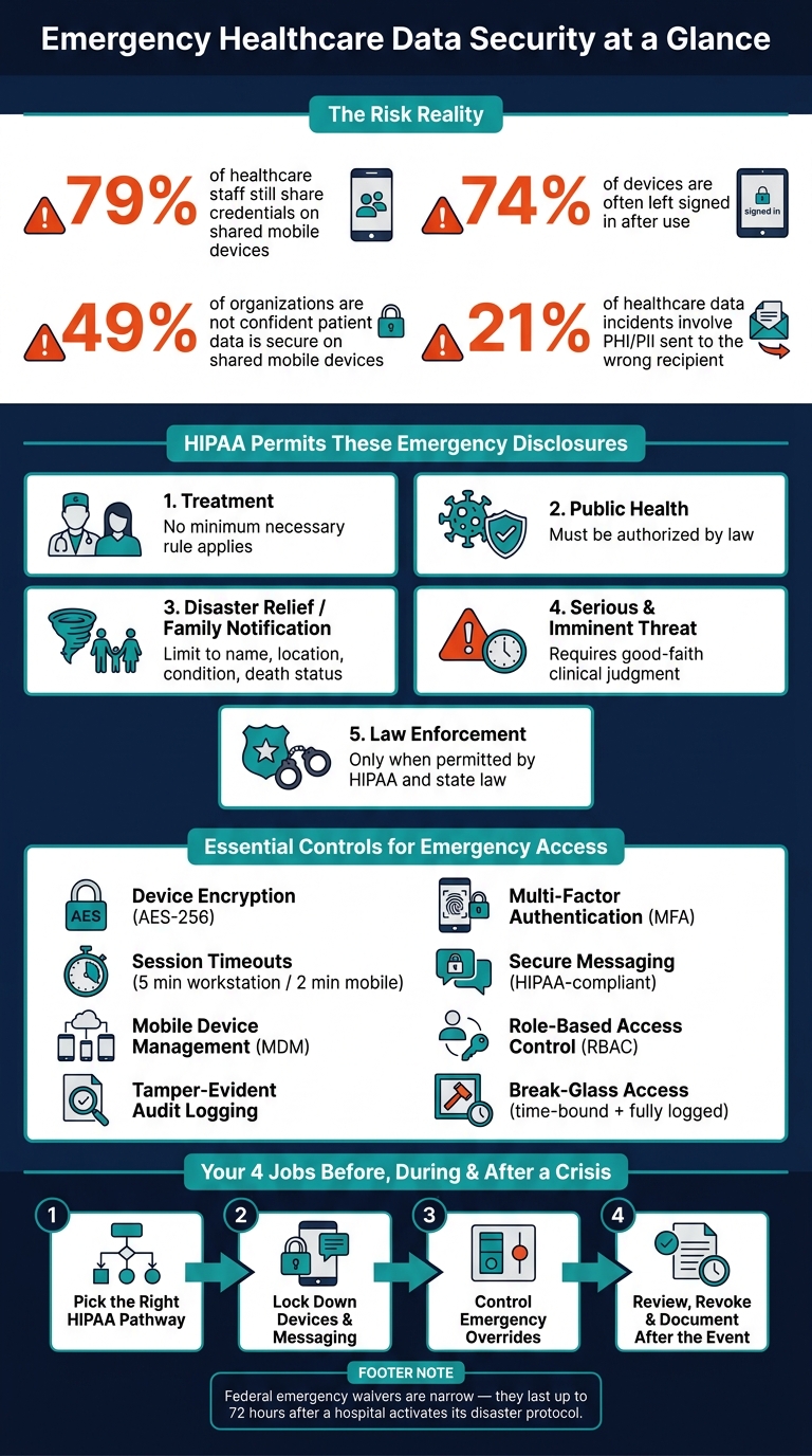 Real-Time Healthcare Data Security: Key Risk Stats & HIPAA Emergency Controls