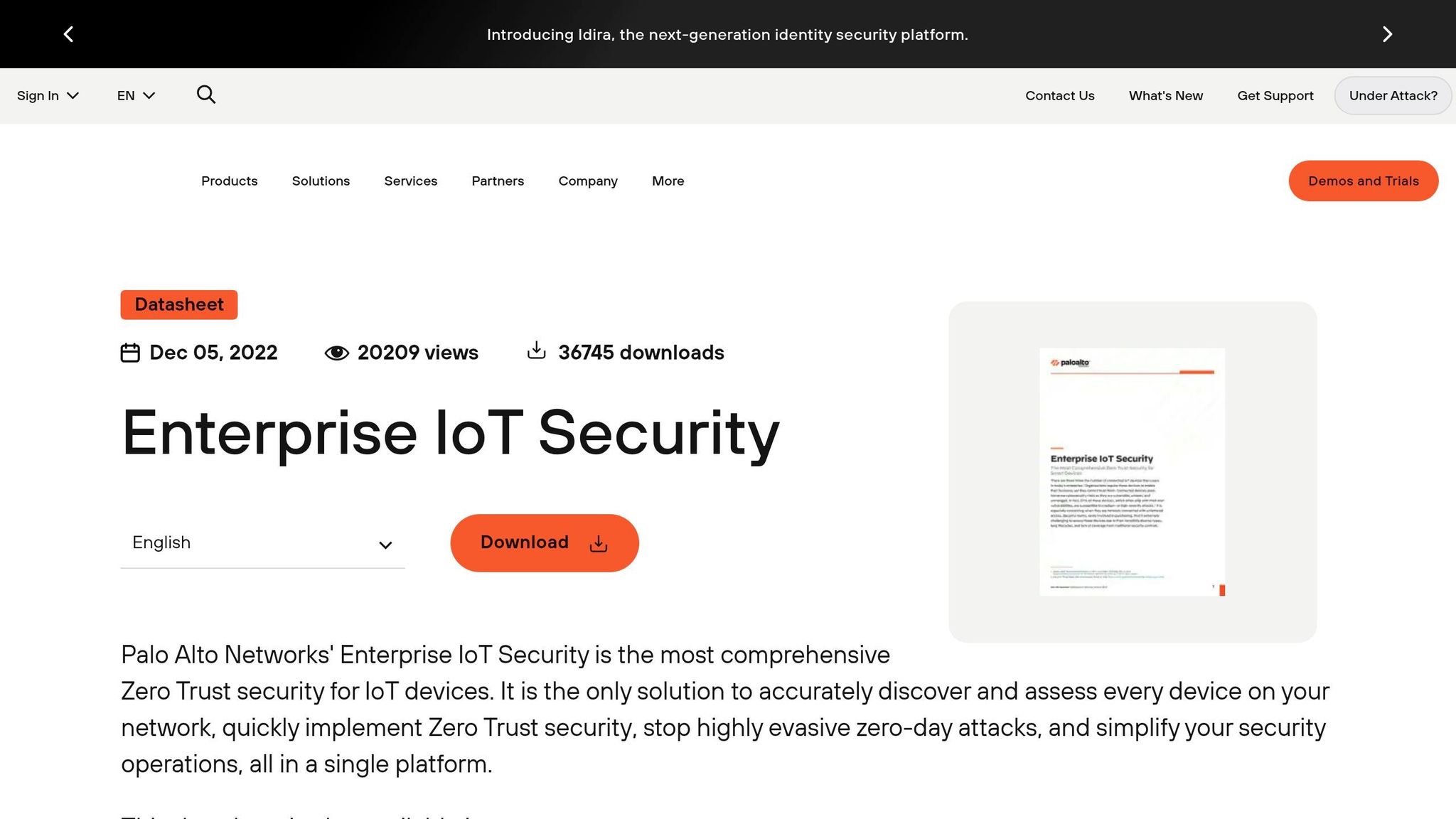Palo Alto Networks IoT Security